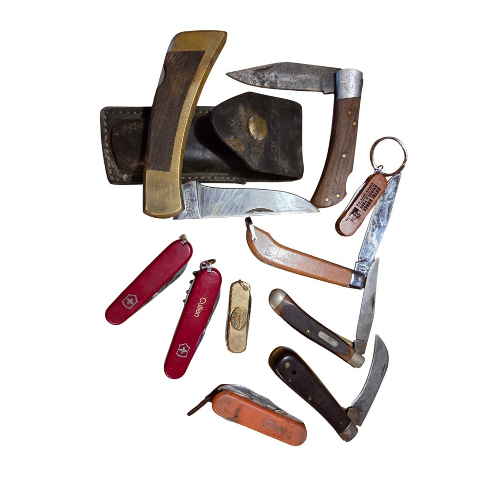 Vintage And Modern Knife Lot